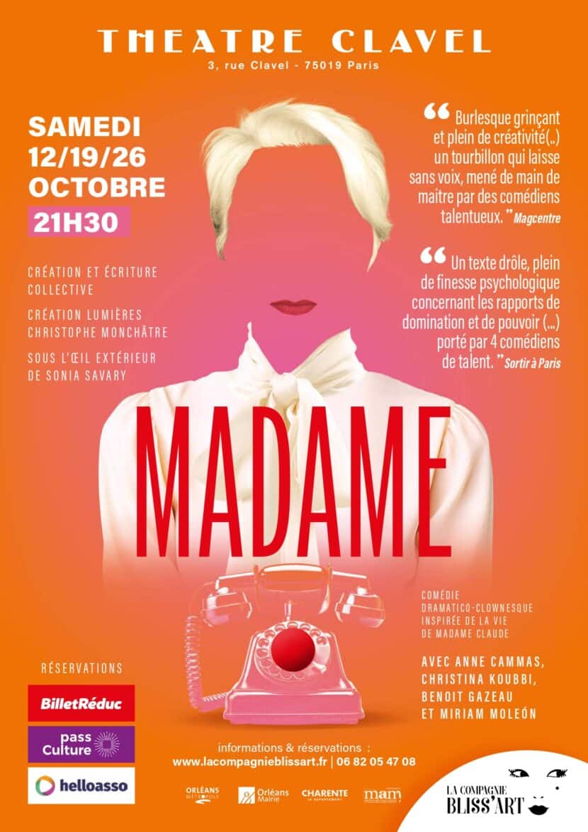 Madame au Théâtre Clavel à Paris