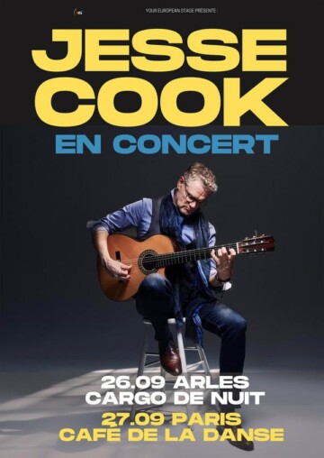 Jesse Cook en tournée en France et au Café de la Danse à Paris