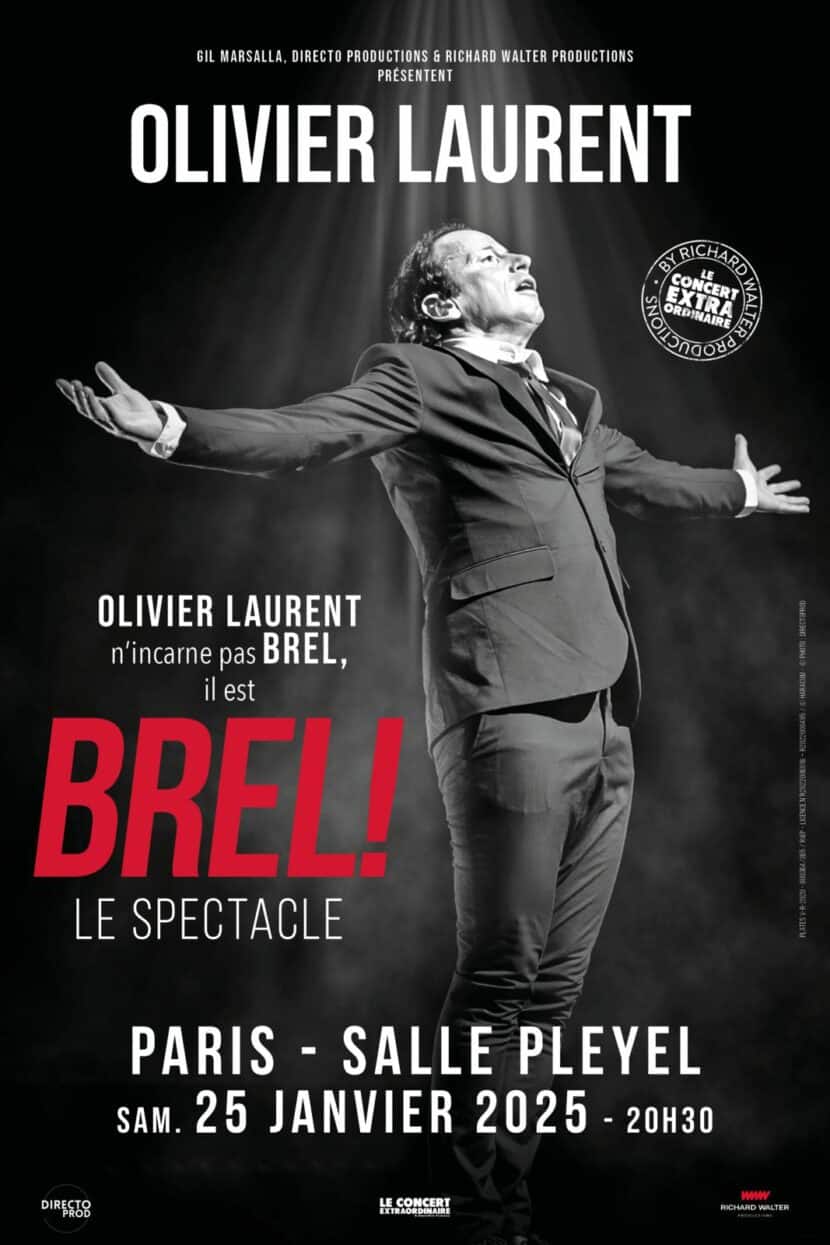 Brel ! Le Spectacle arrive à la Salle Pleyel le 25/01/2025