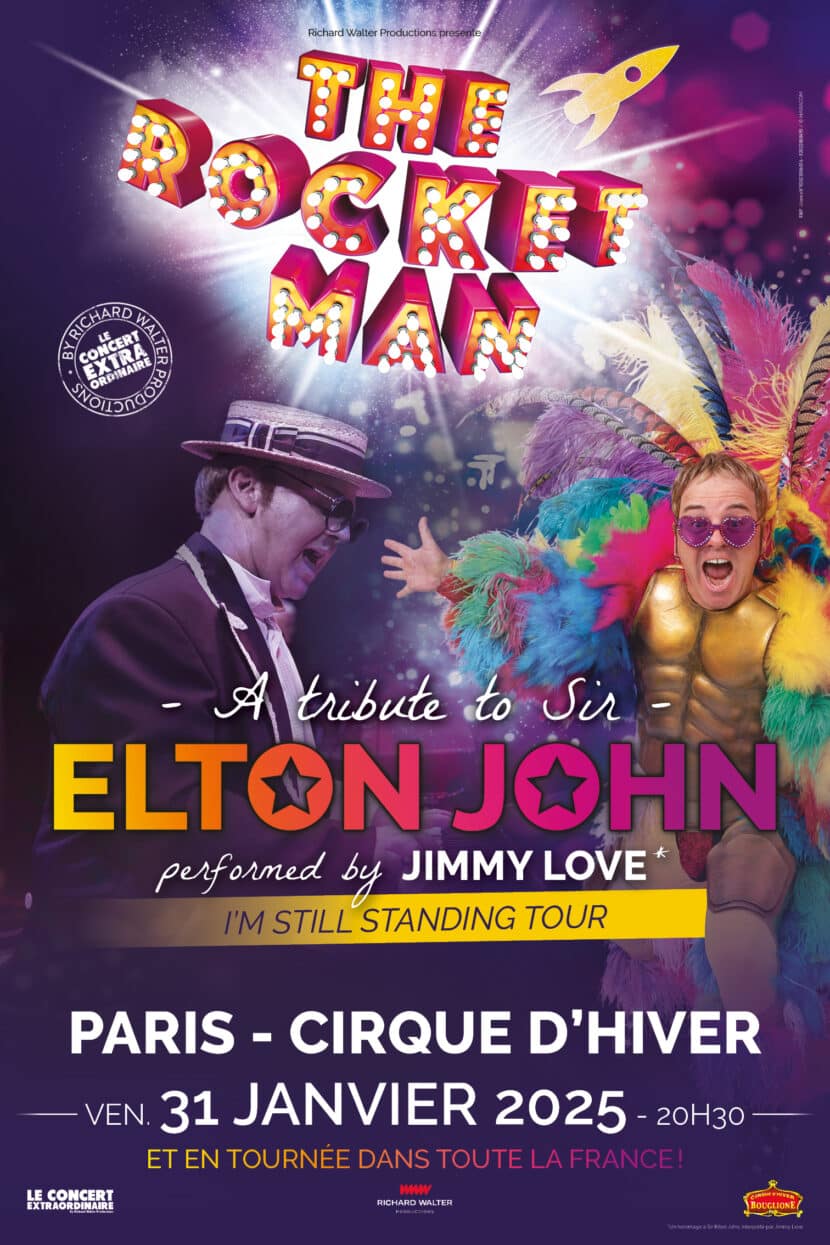 The Rocket Man - a tribute to Sir Elton John au Cirque d'Hiver